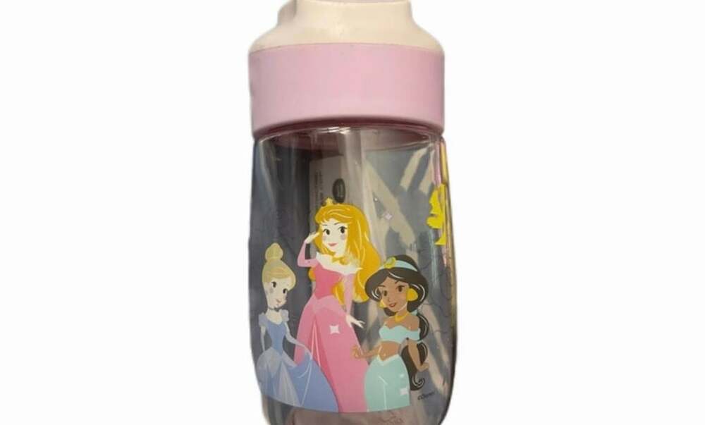 Disney Baby - Princess JASMINE AURORA CINDERELLA Lockable Pop Up Straw Cup Pink